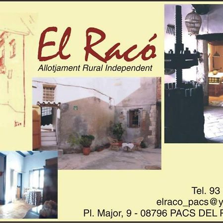 RCP El Racó Apartamento Pacs del Penedes Exterior foto