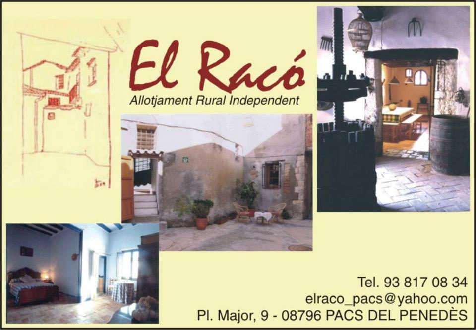 RCP El Racó Apartamento Pacs del Penedes Exterior foto